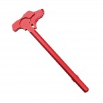 AR-15 Tactical "BAT" Style Charging Handle w/ Oversized Latch Non-Slip - Red